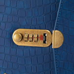 Load image into Gallery viewer, Personalized Lock Diary – A5 Size 230 Pages (Navy Blue)
