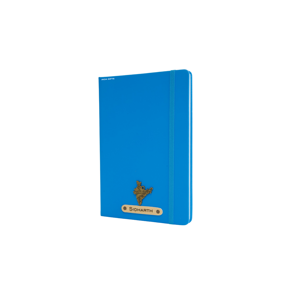 Personalized Diary -A5 Size, 180 Ruled Pages (Royal Blue)