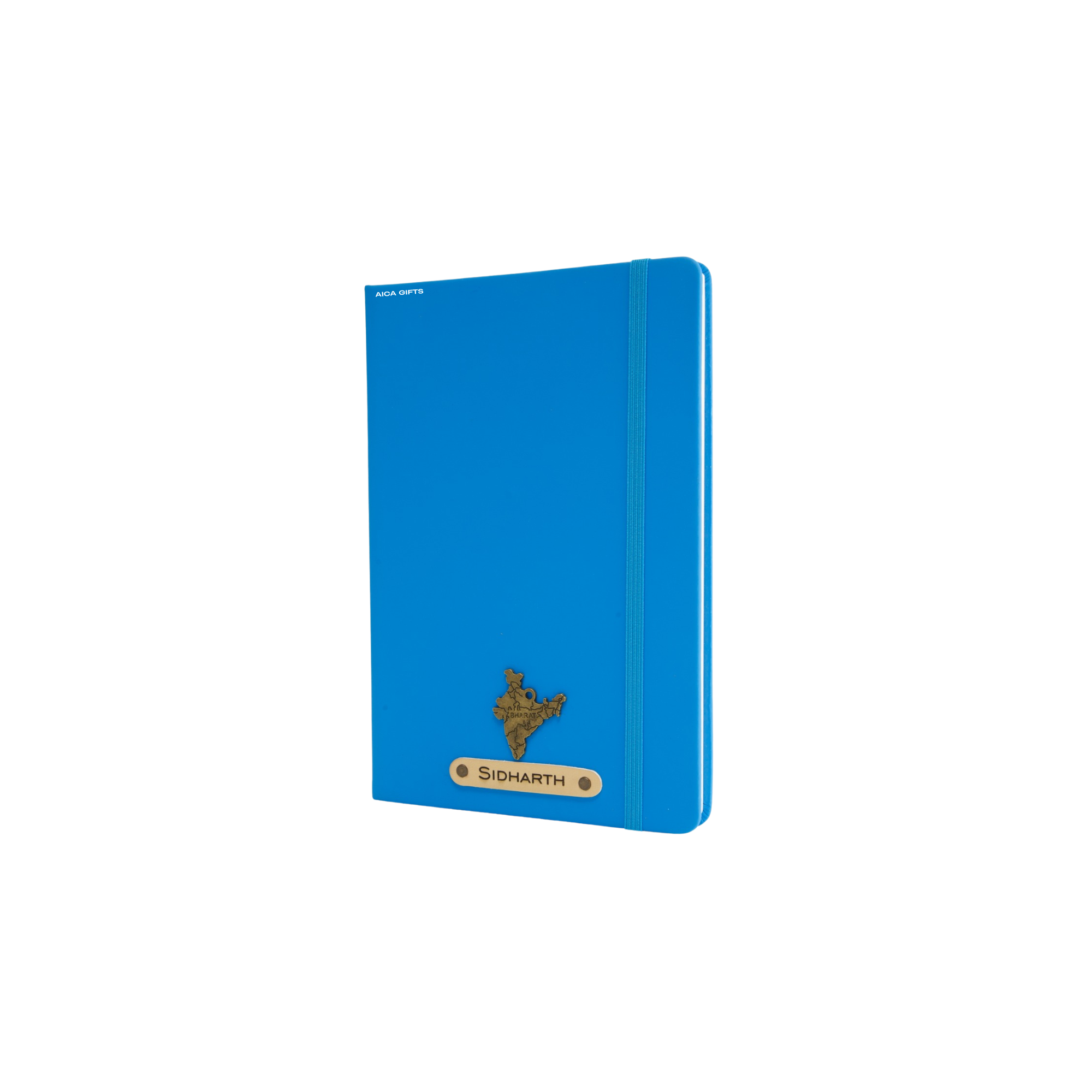 Personalized Diary -A5 Size, 180 Ruled Pages (Royal Blue)