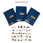 Load image into Gallery viewer, Personalized Lock Diary – A5 Size 230 Pages (Navy Blue)
