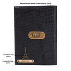 Personalized Lock Diary – A5 Size 230 Pages (Black)