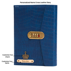 Personalized Lock Diary – A5 Size 230 Pages (Navy Blue)