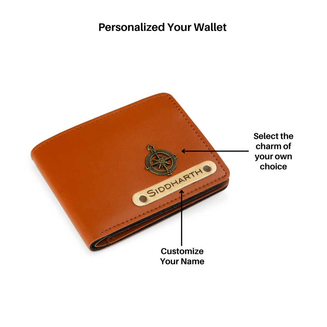 Personalized Mens Wallet (TanBrown)
