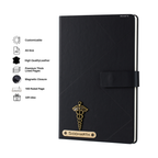 Personalized Self Design Diary - A5 Size 160 Pages(Black)