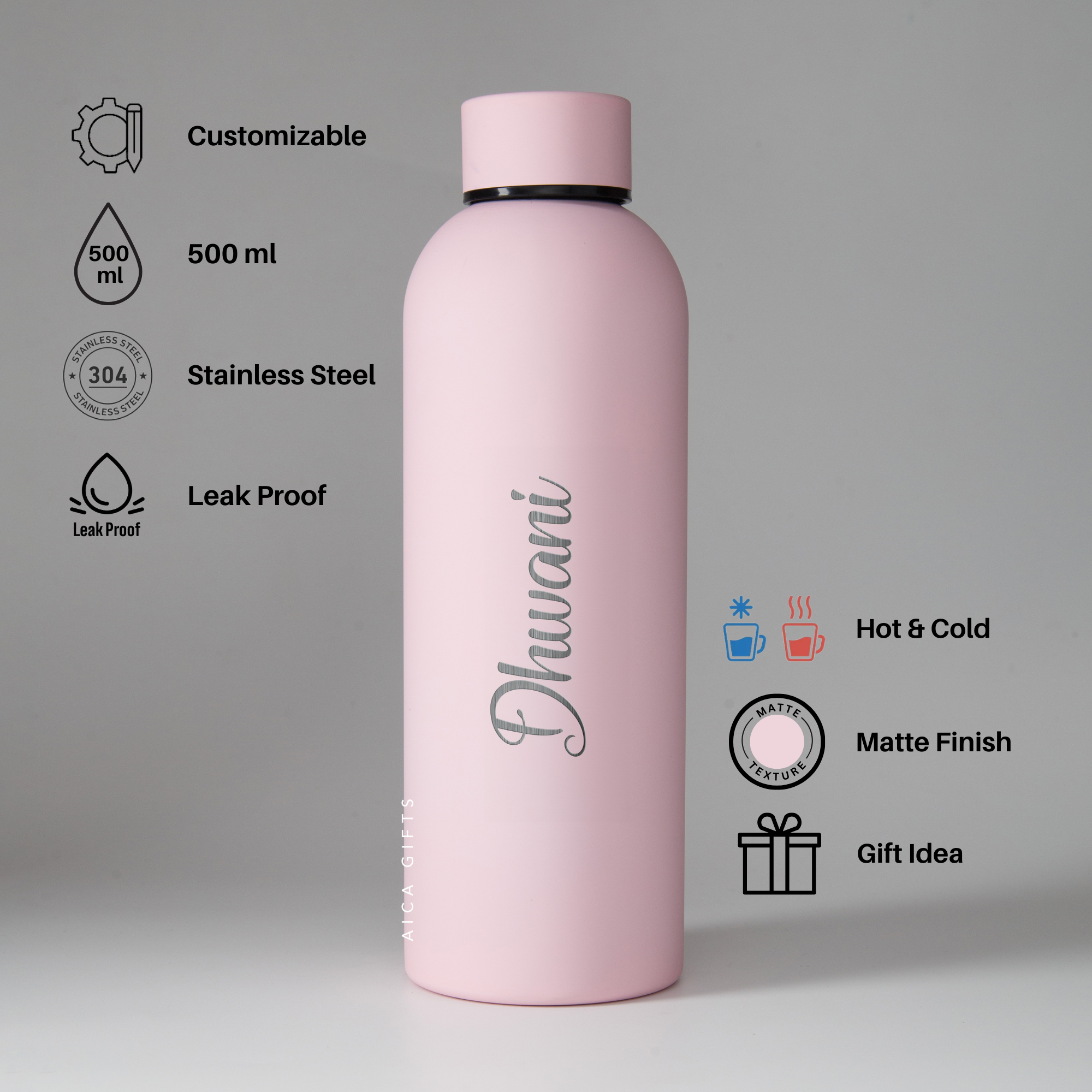Personalized Bottle - BabyPink