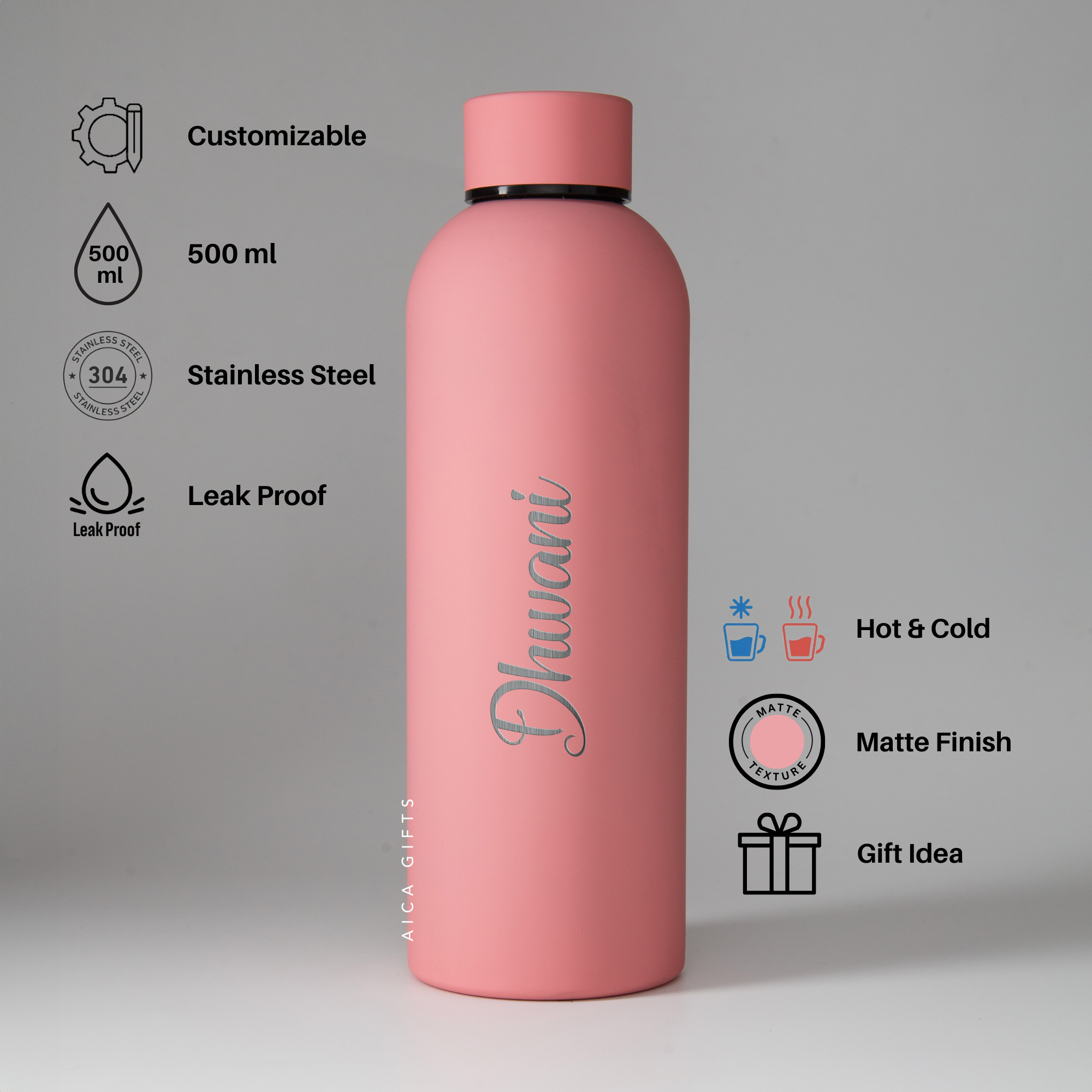 Personalized Bottle - NudePink