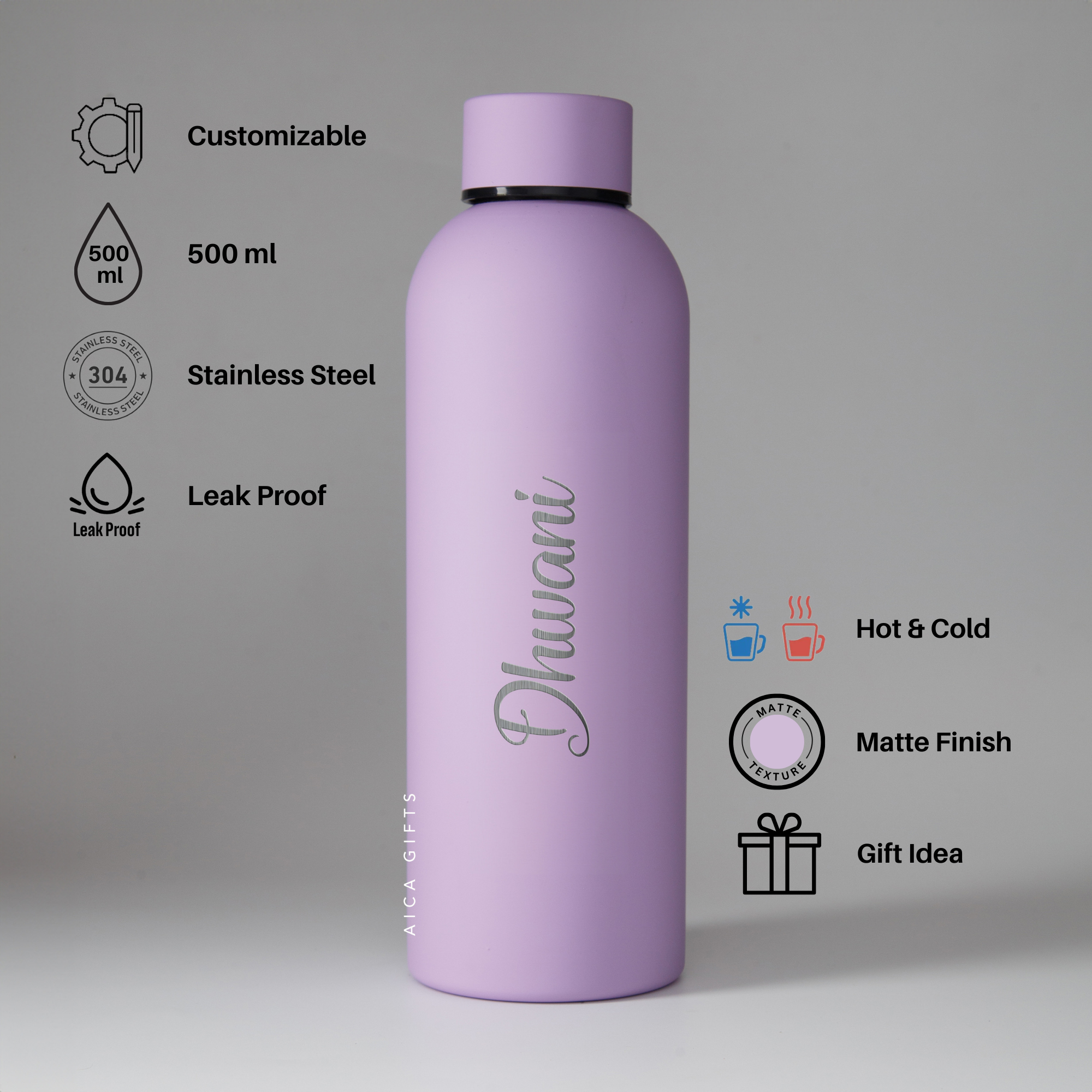 Personalized Bottle - Baby Purple