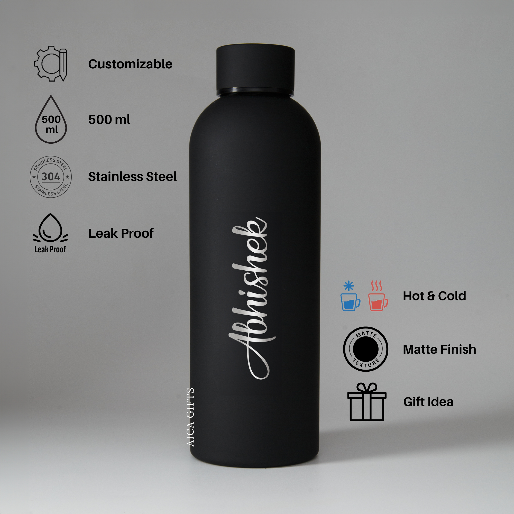 Personalized Bottle - Black