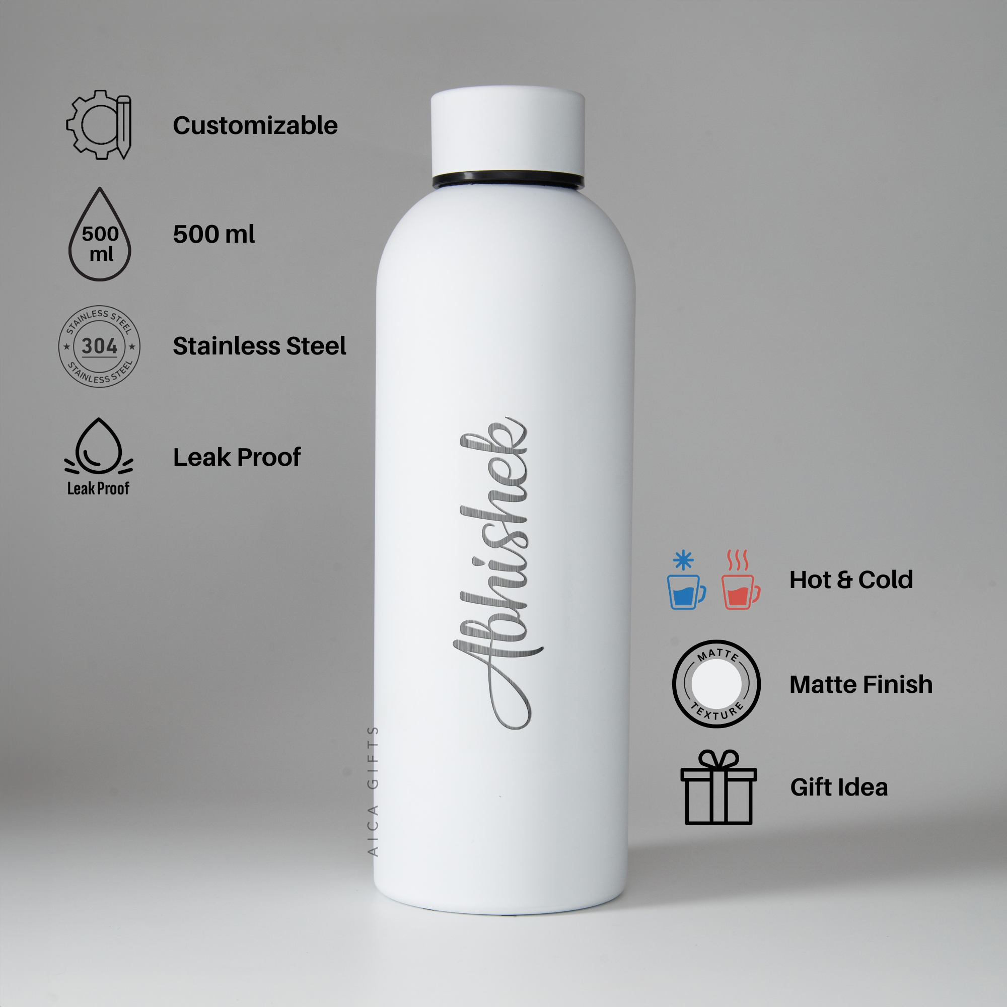 Personalized Bottle - White