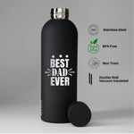 Load image into Gallery viewer, Best Dad Ever Bottle - Black
