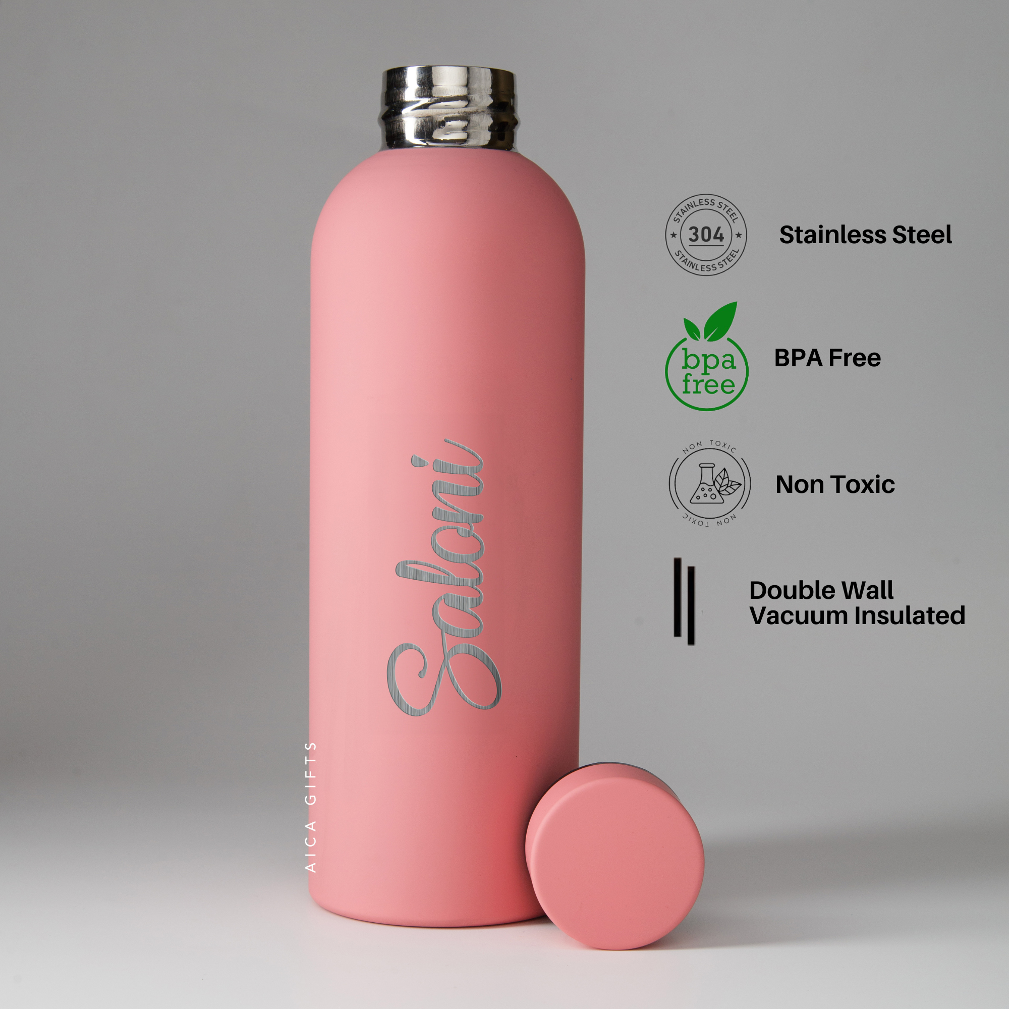 Personalized Bottle - NudePink