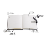 Load image into Gallery viewer, Personalized Self Design Diary - A5 Size 160 Pages(Black)
