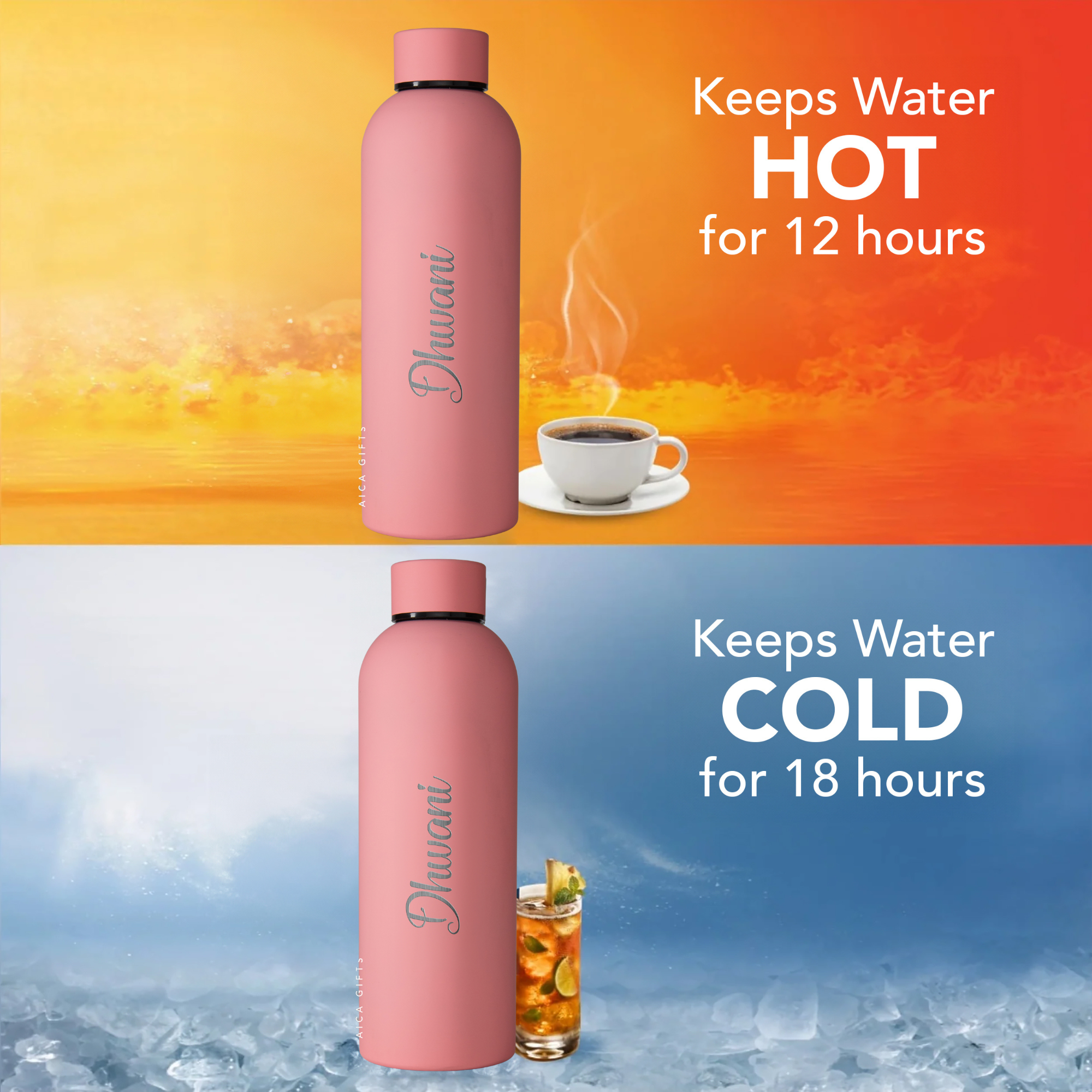 Personalized Bottle - NudePink