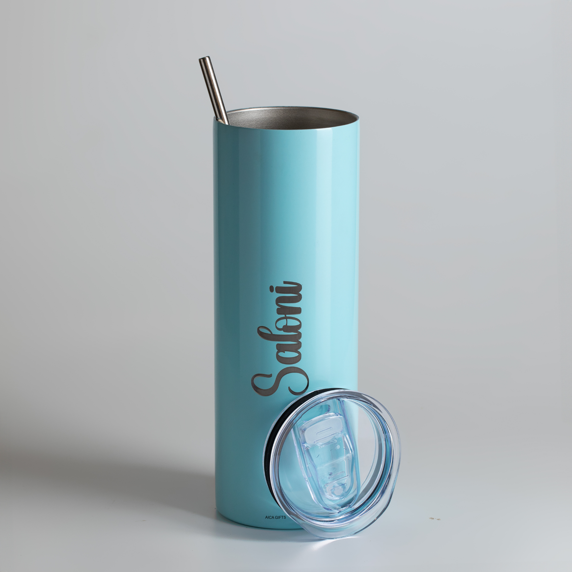 Personalized Sipper Tumbler - Baby Blue