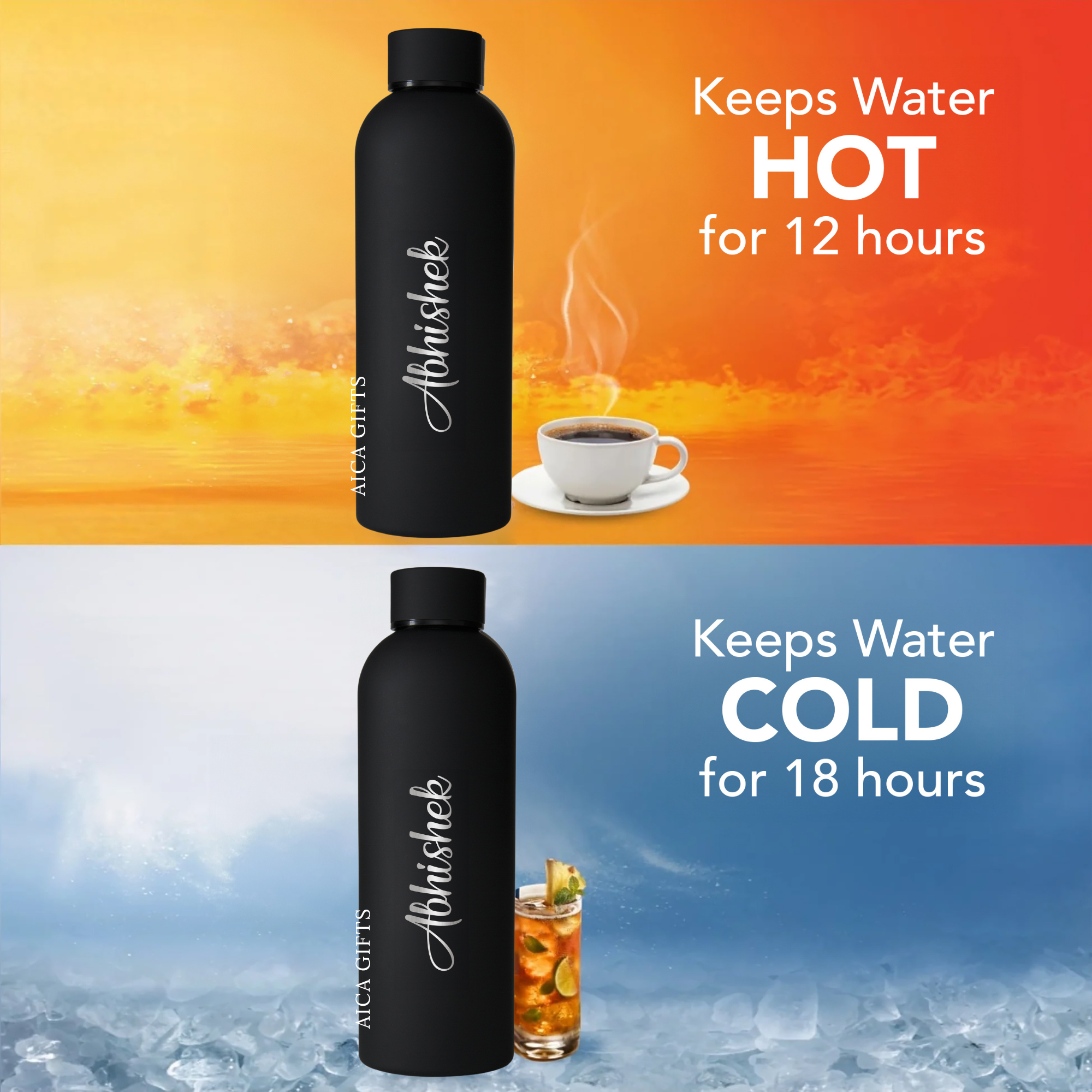 Personalized Bottle - Black