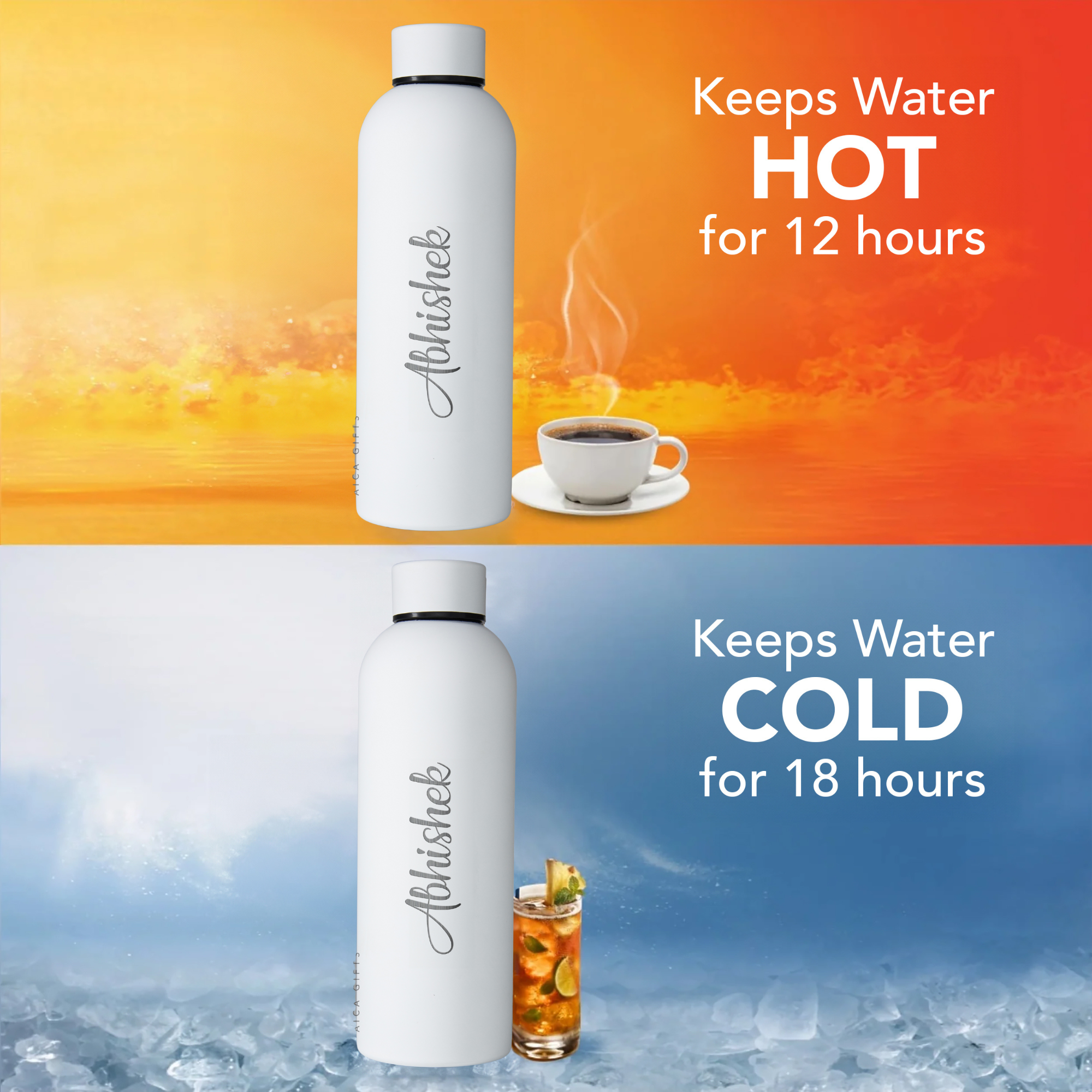 Personalized Bottle - White