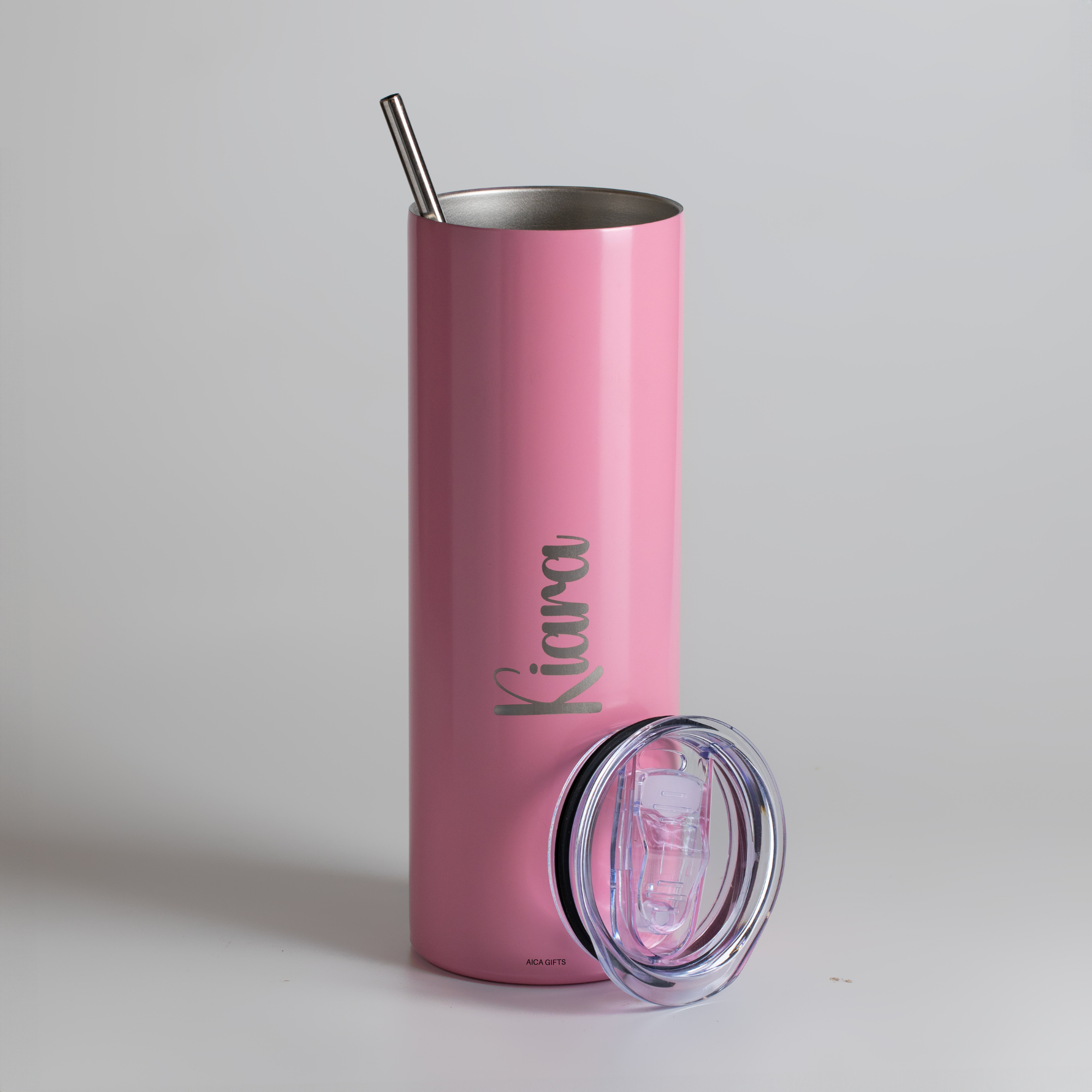 Personalized Sipper Tumbler -BabyPink