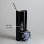 Personalized Sipper Tumbler -Black