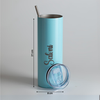 Personalized Sipper Tumbler - Baby Blue
