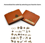Load image into Gallery viewer, Personalized Mens Wallet (TanBrown)
