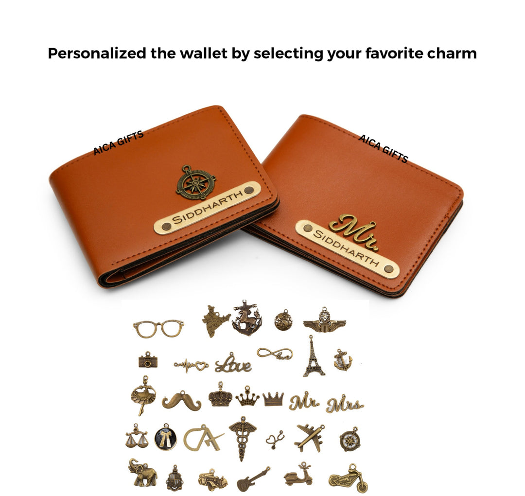 Personalized Mens Wallet (TanBrown)