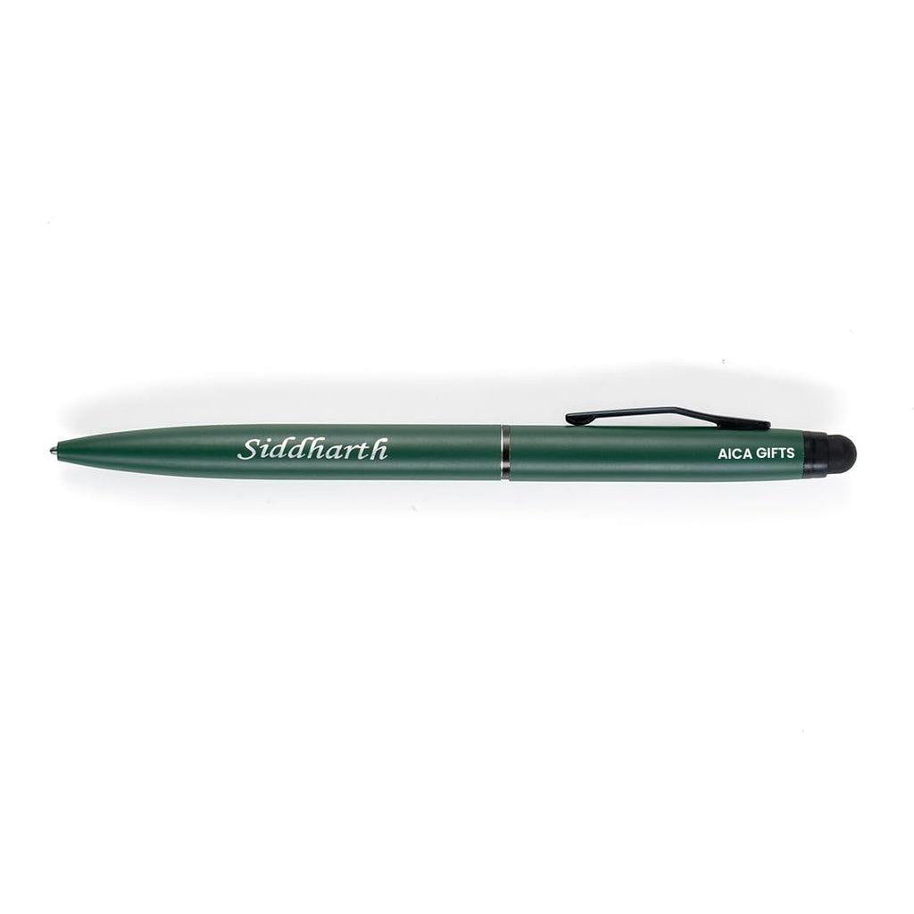 AICA Gifts Personalized Pens with Name Engraved (Black) Roller Ball Pen