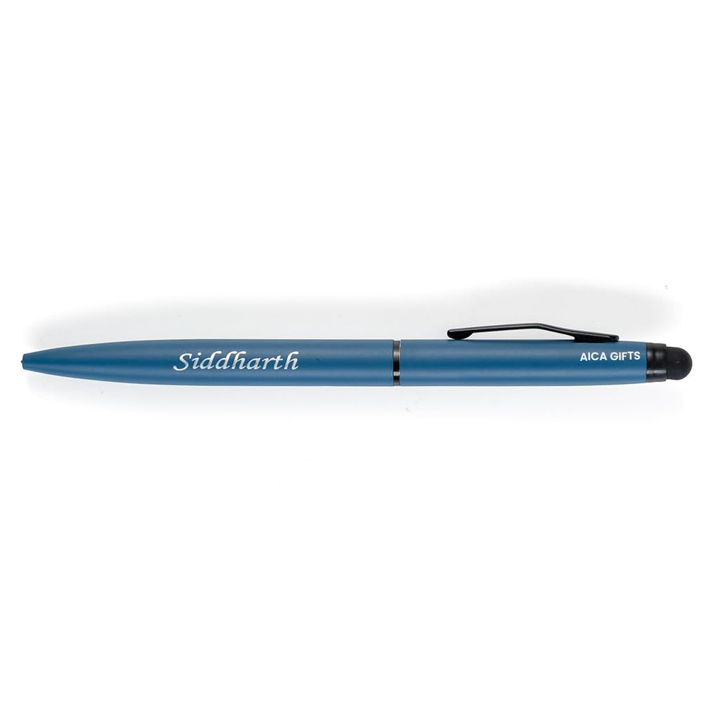 AICA Gifts Personalized Pens with Name Engraved (Black) Roller Ball Pen