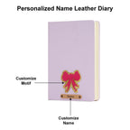 Personalized Name & Embroidery  Patch Diary