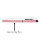 AICA Gifts Personalized Pens with Name Engraved (Black) Roller Ball Pen