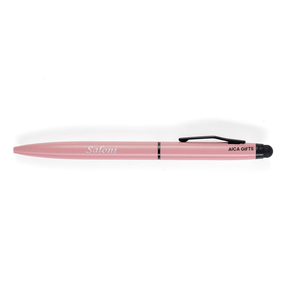AICA Gifts Personalized Pens with Name Engraved (Black) Roller Ball Pen