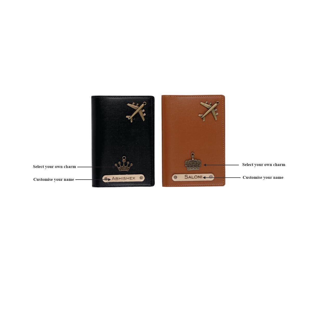 Personalised Couple Passport Covers