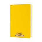 AICA Personalized Name & Charm Leather Notebook Diary -A5 Size, 180 Ruled Pages All
