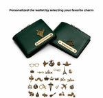 Load image into Gallery viewer, Personalised Mens Wallet (DarkGreen)
