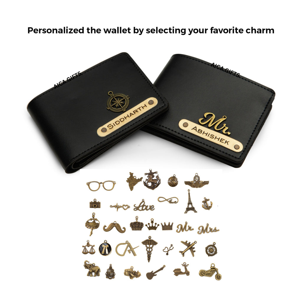 Personalized Mens Wallet (Black)