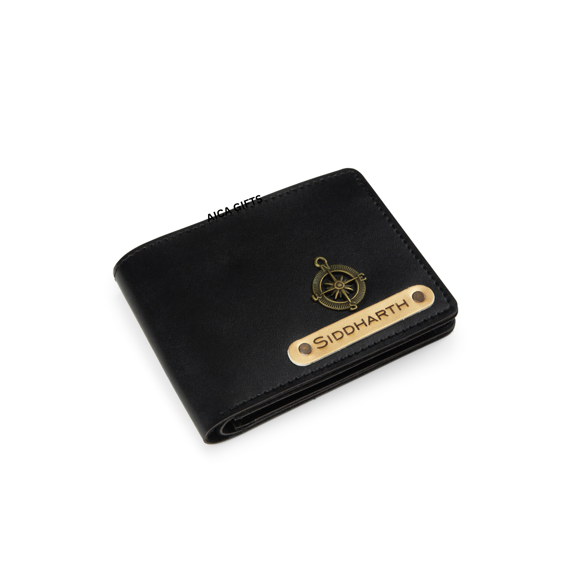 Personalized Mens Wallet (Black)