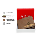 Personalized Self – Textured Mens Wallet (Brown)