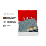 Load image into Gallery viewer, Personalized Self – Textured Mens Wallet (Dark Grey)
