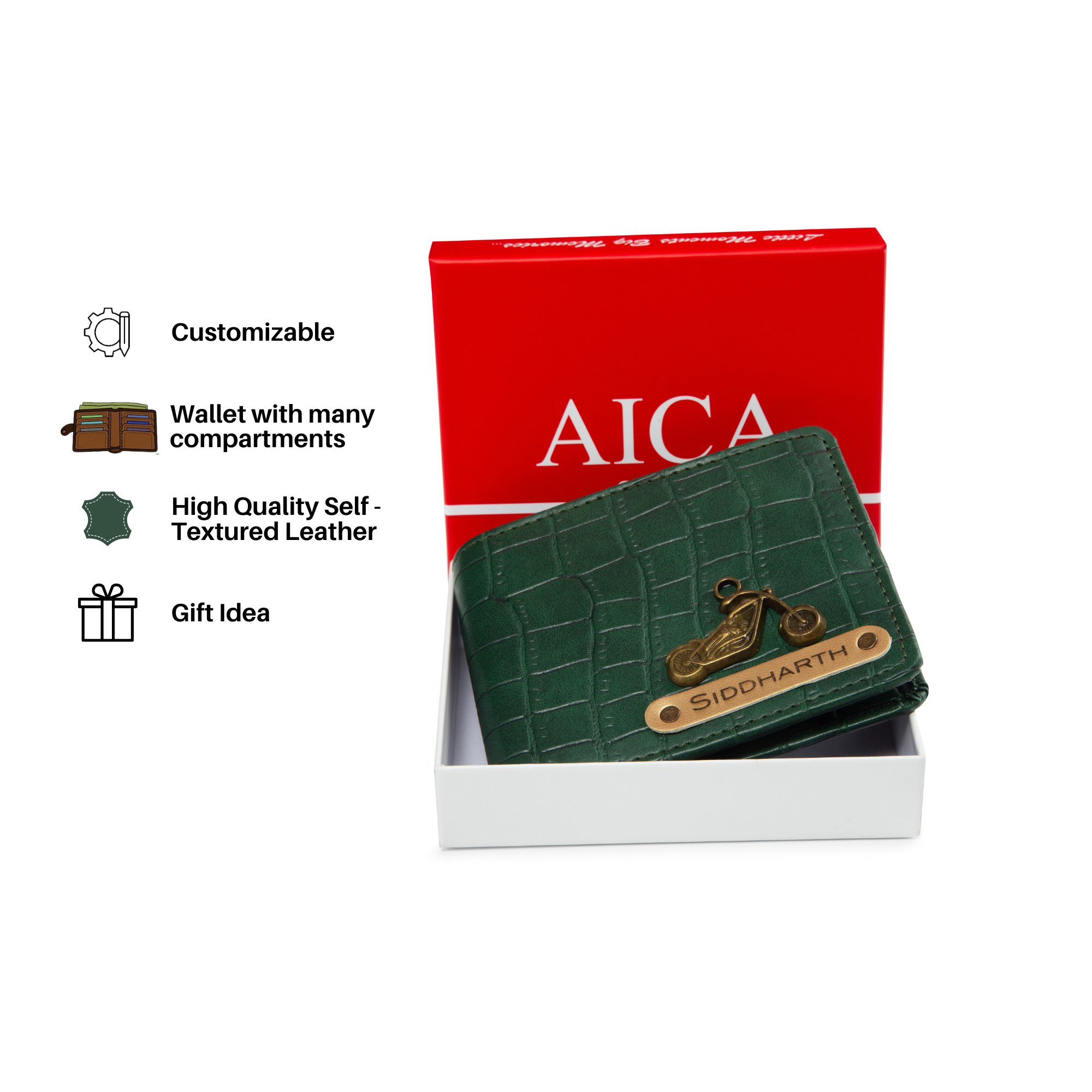 Personalized Self–Textured Mens Wallet