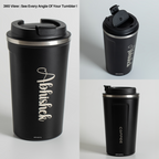 Personalized Coffee Tumbler -Black