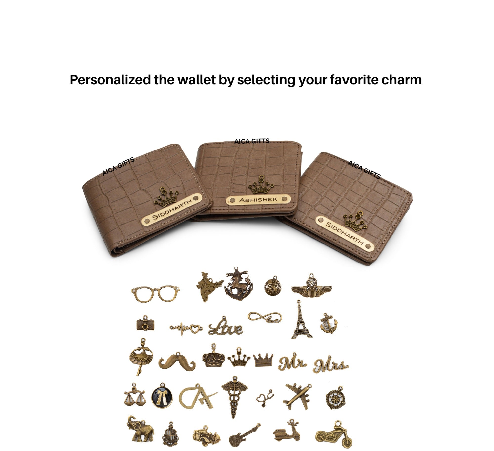 Personalized Self–Textured Mens Wallet