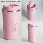 Personalized Coffee Tumbler– Baby Pink