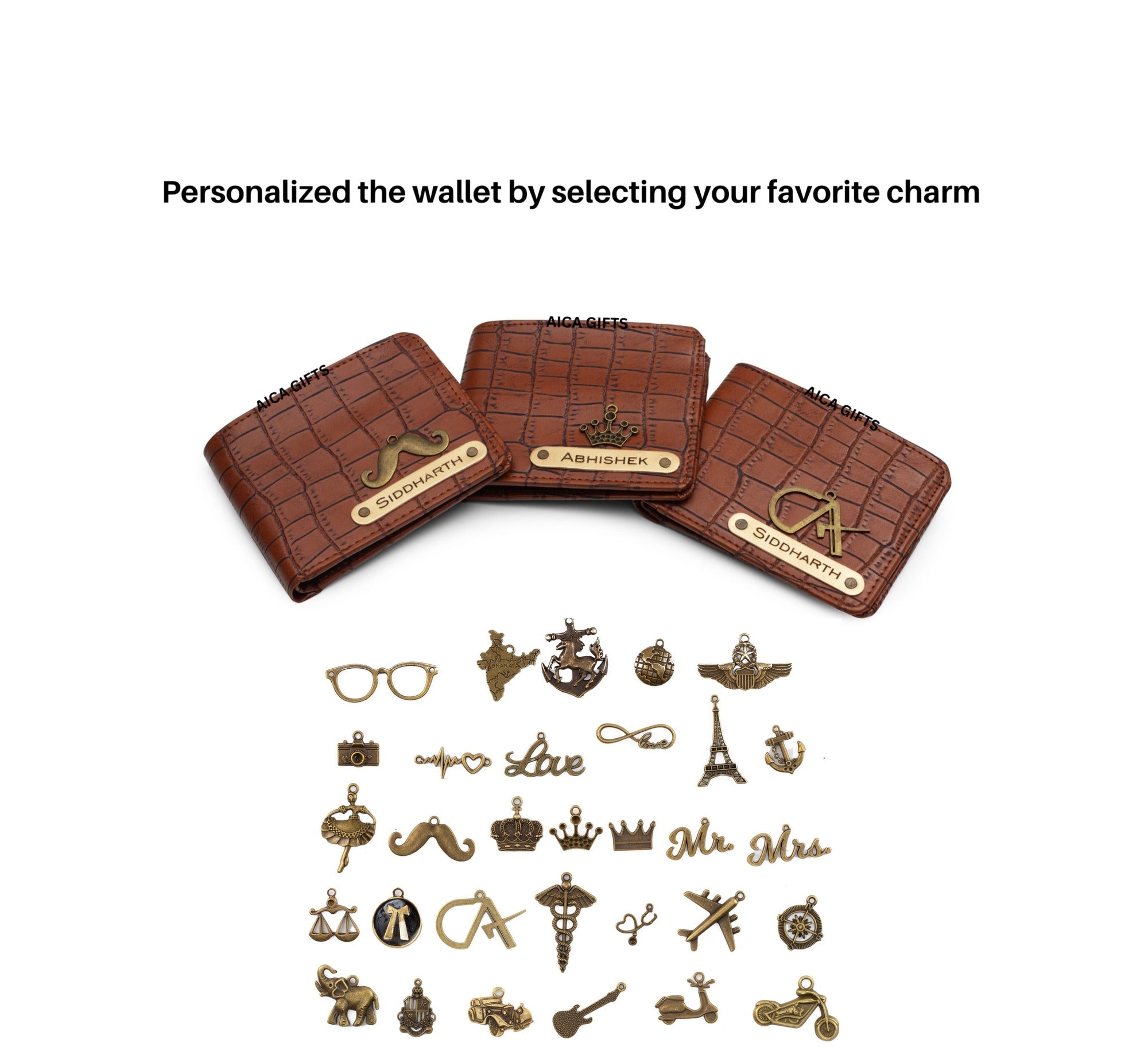 Personalized Self–Textured Mens Wallet