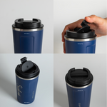 Load image into Gallery viewer, Personalized Coffee Tumbler -NavyBlue
