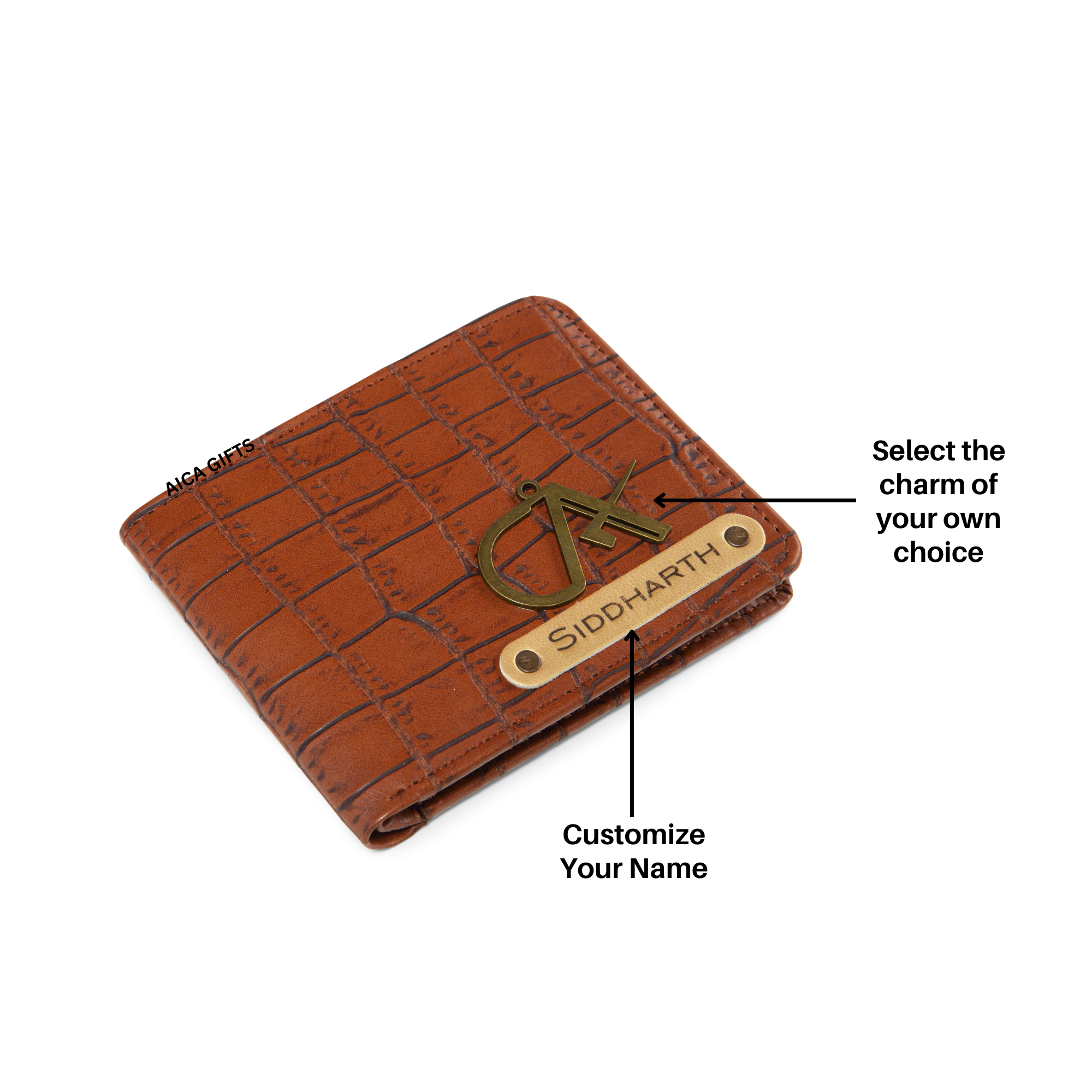 Personalized Self–Textured Mens Wallet