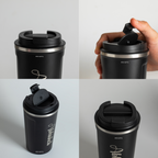 Personalized Coffee Tumbler -Black