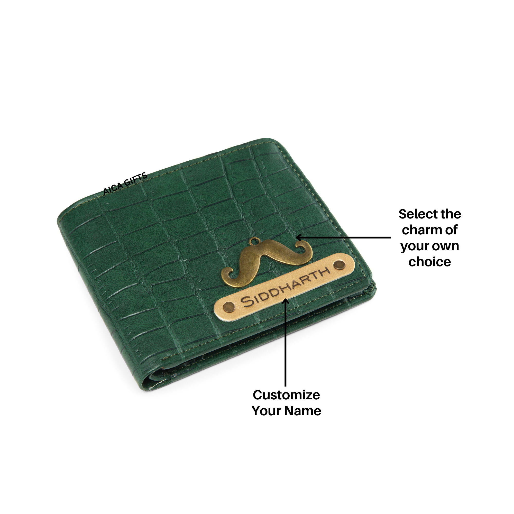 Personalized Self–Textured Mens Wallet
