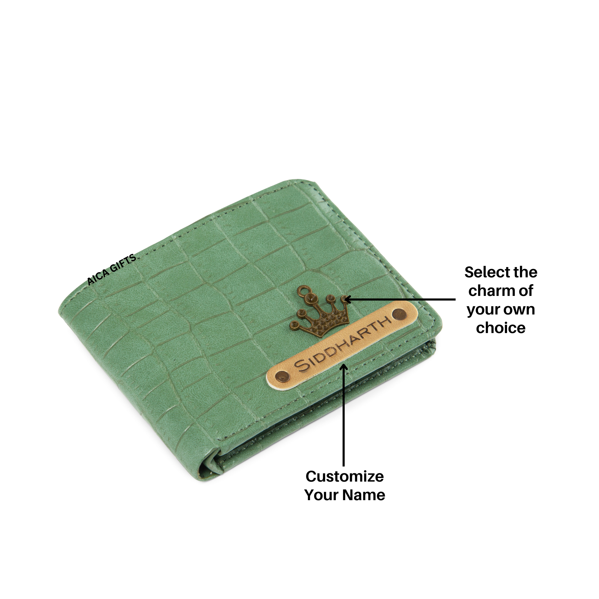 Personalized Self–Textured Mens Wallet