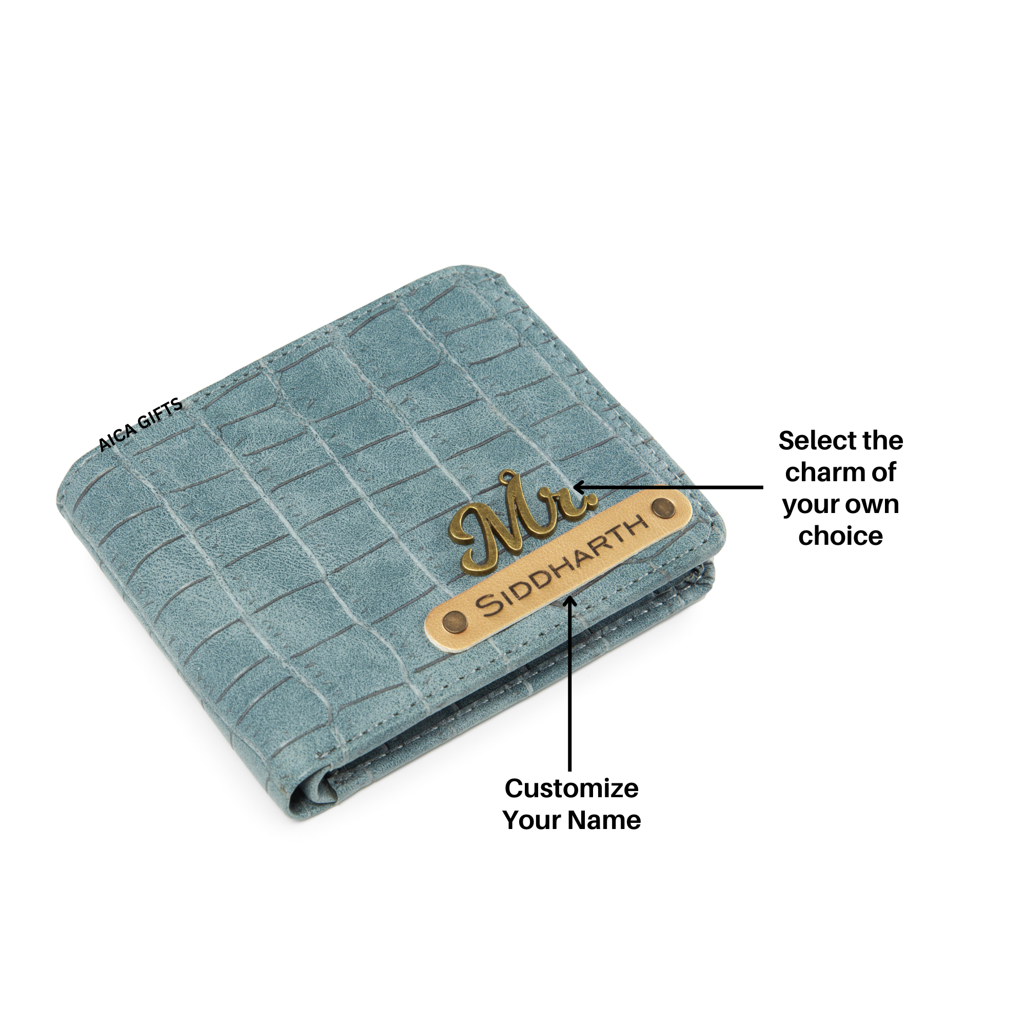 Personalized Self–Textured Mens Wallet