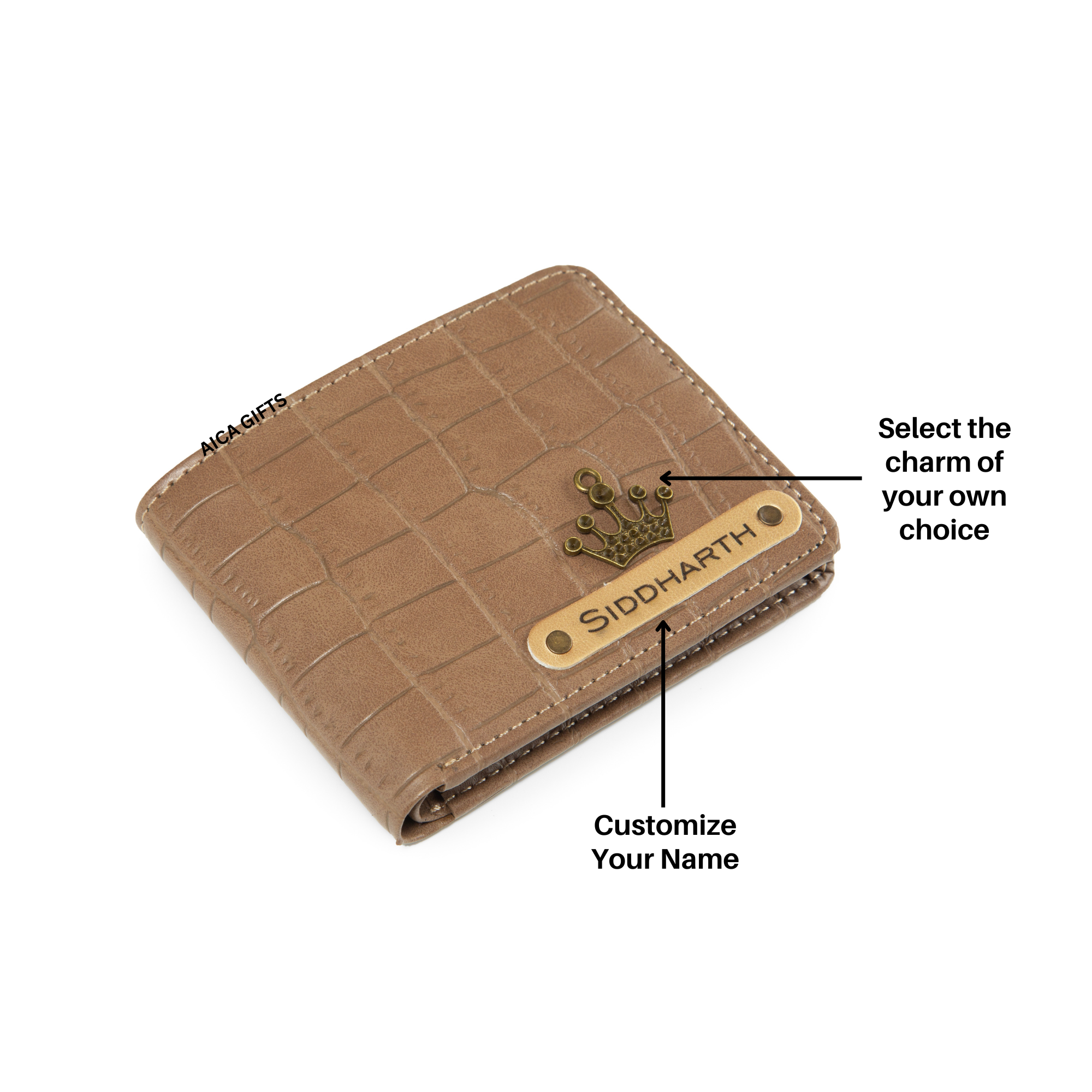 Personalized Self–Textured Mens Wallet