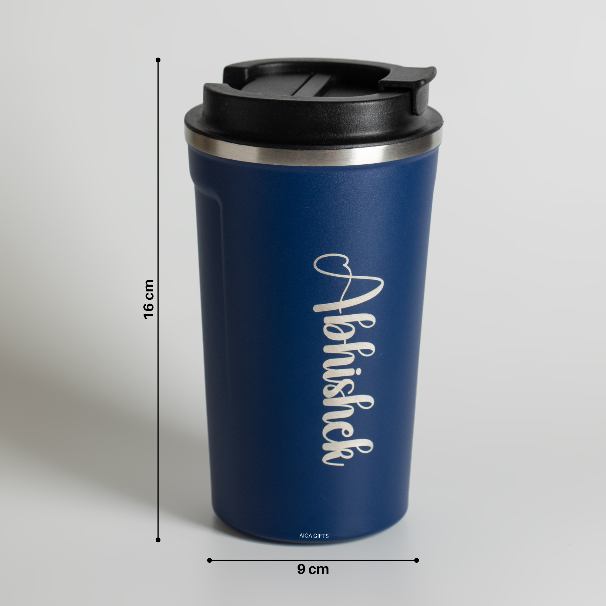 Personalized Coffee Tumbler -NavyBlue